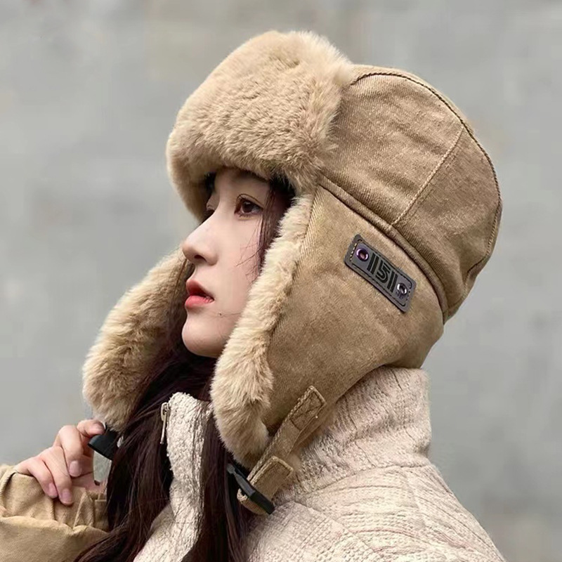 Winter Trapper Hat - Winter Men's women's cotton hats Bomber
