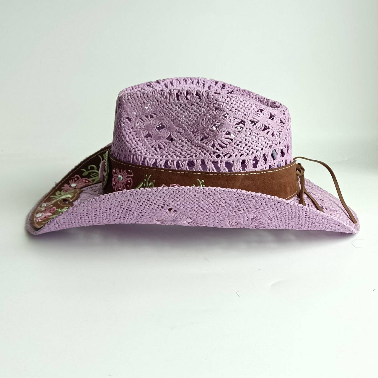 Women Hollow Crochet Western C - Cowboy Hat Straw review and price