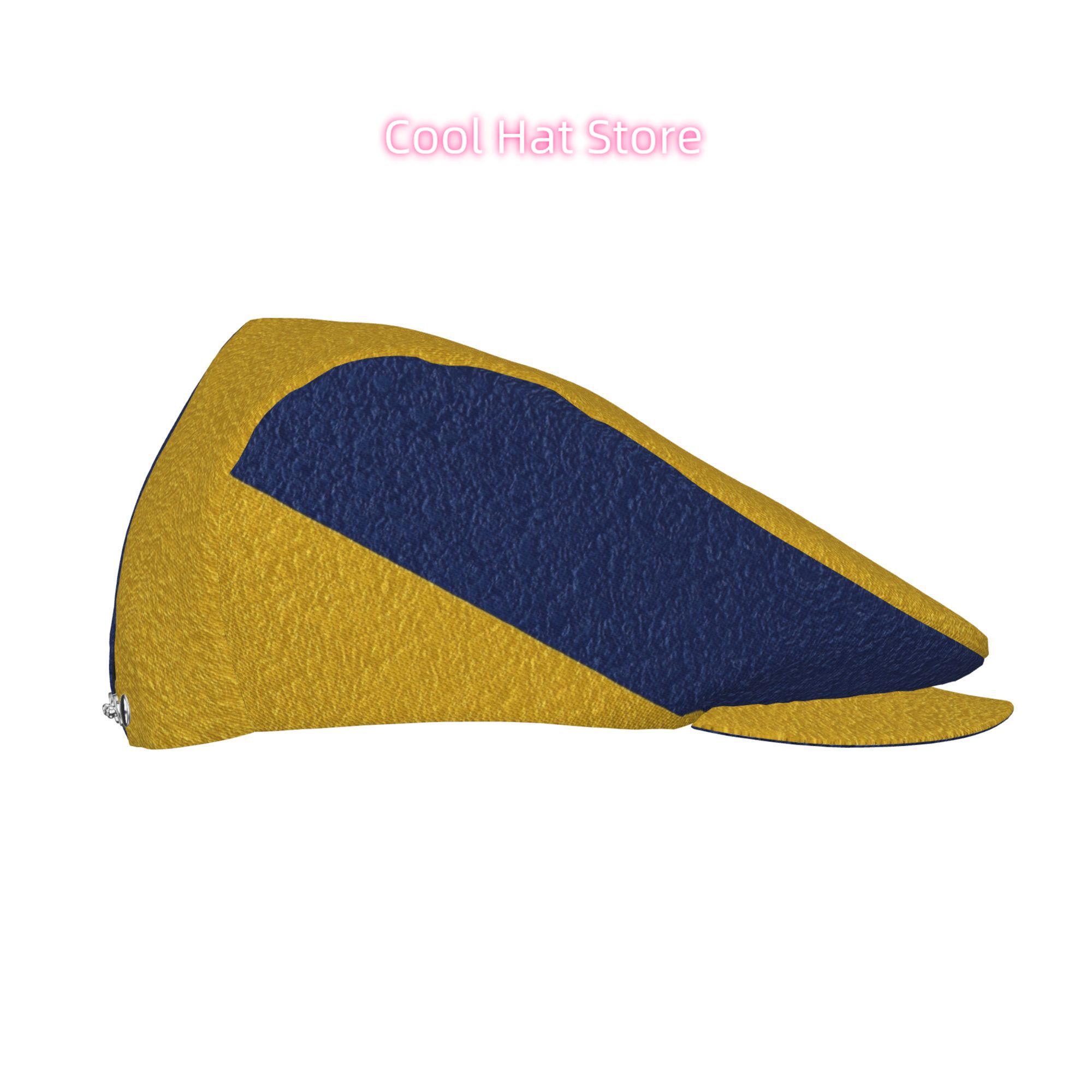 Matte Textured Yellow & Navy S - Newsboy Cap Ivy review and price
