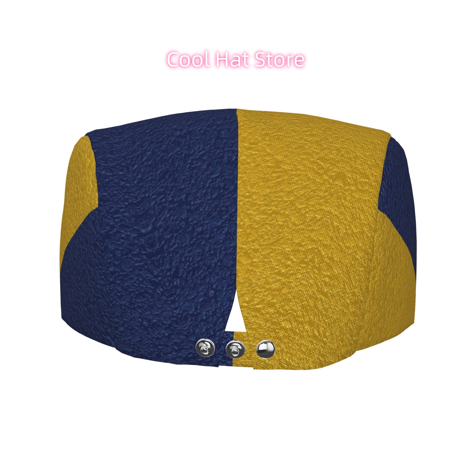 Matte Textured Yellow & Navy S - Newsboy Cap Ivy review and price