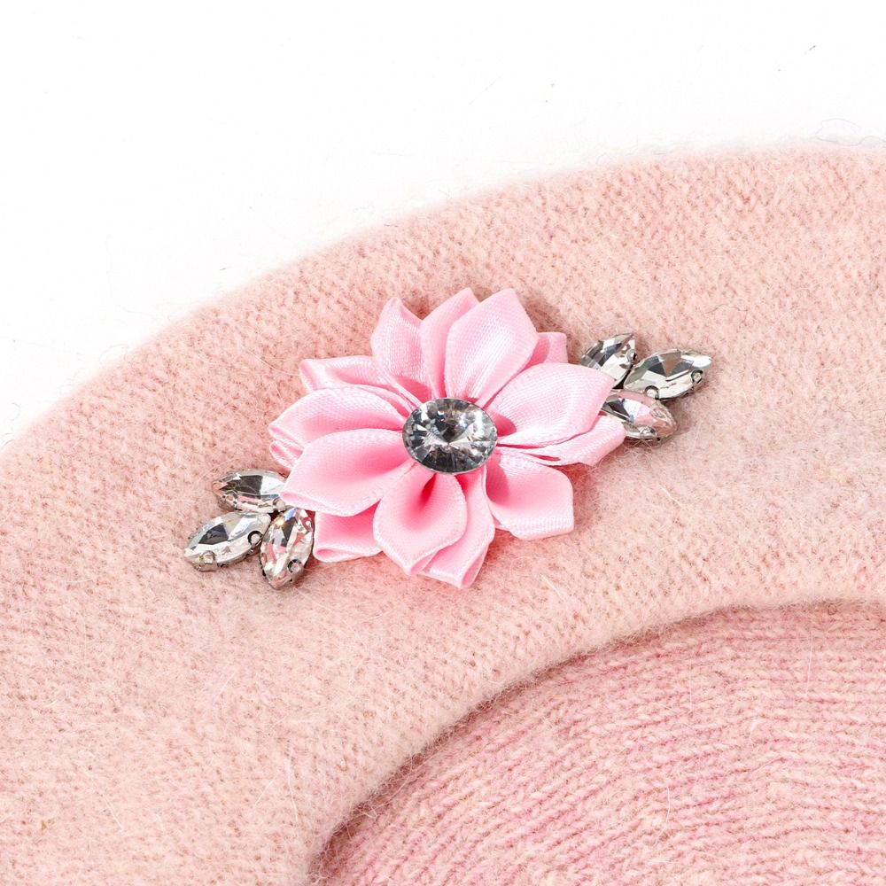 Soft Wool Knitted Beret Hat Fl - Beret French Wool review and price