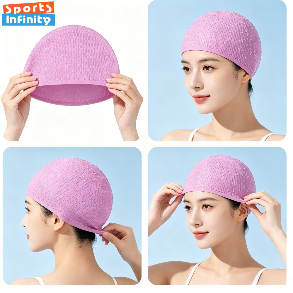Adult Silicone Swim Cap for Wo - Swim Hat Silicone review and price