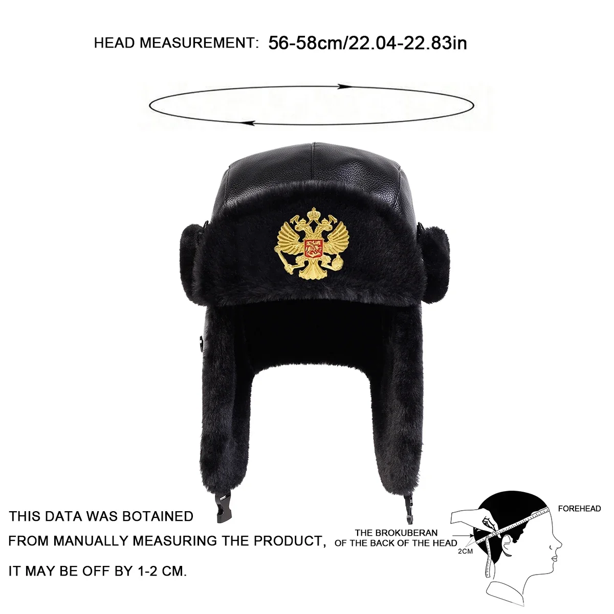 Unisex Double Headed Eagle Bad - Winter Trapper Hat review and price