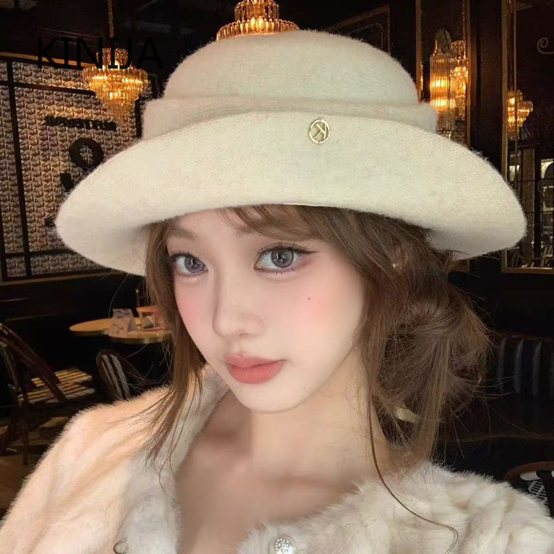 French Elegant Black Top Hat W - Beret French Wool review and price