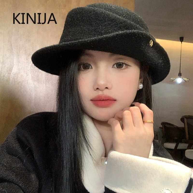 French Elegant Black Top Hat W - Beret French Wool review and price